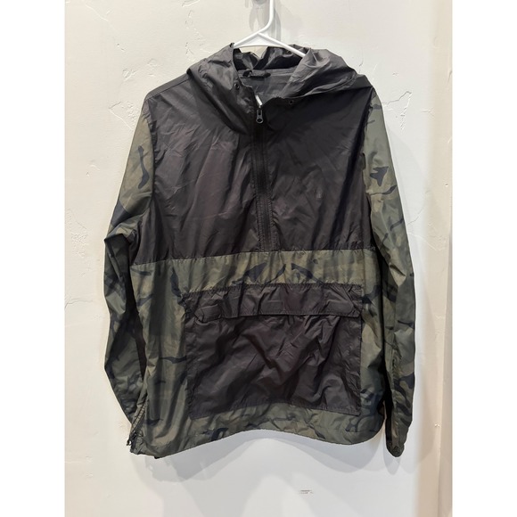 Element Other - Element Travel Well Windbreaker Mens Medium Camo Black Half Zip Anorak M742JAPT